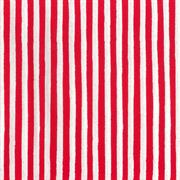 COTTON SHEETING FUNKY STRIPES, 44/45IN  RED